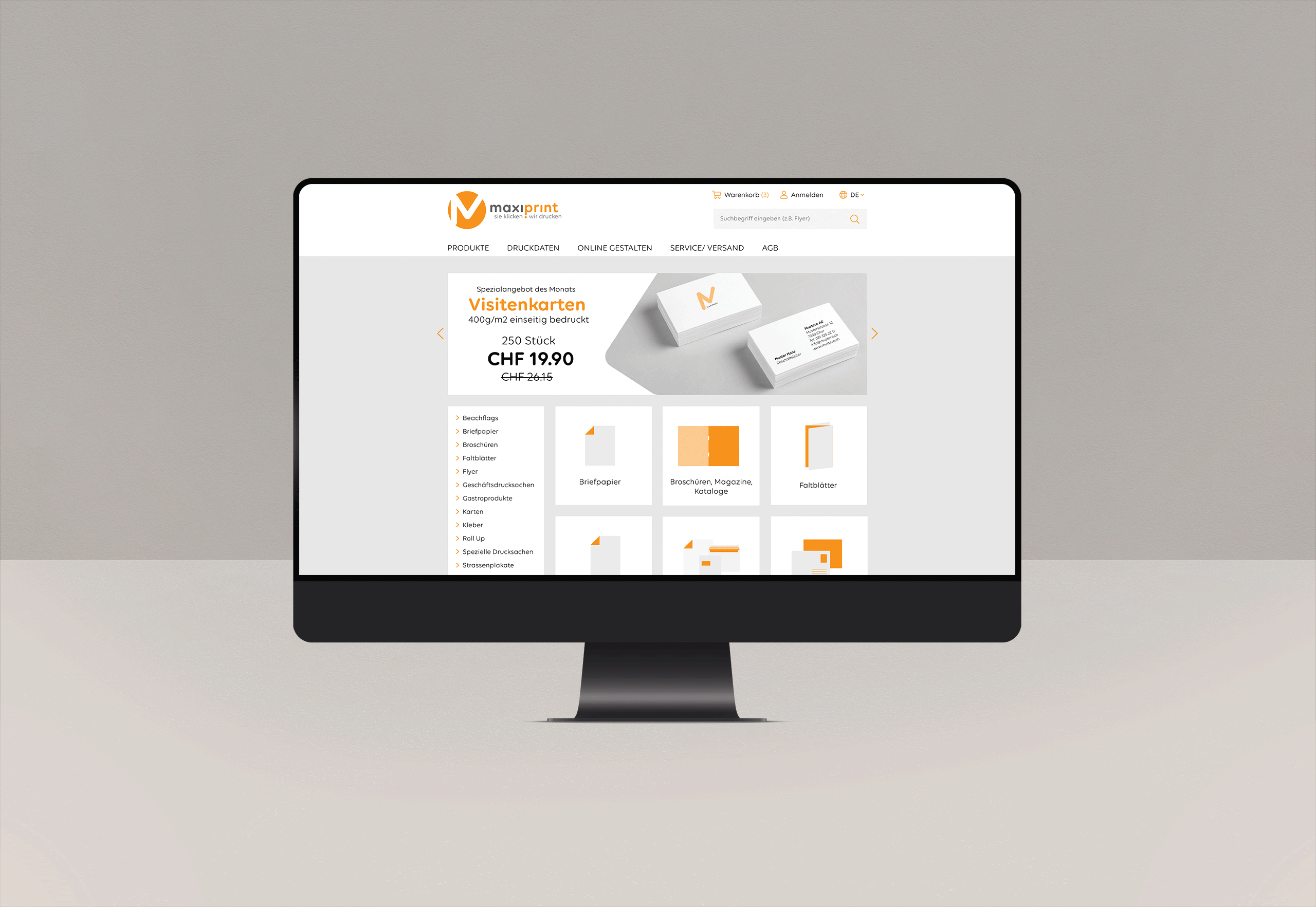 Maxiprint Onlinedruck